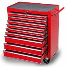 Wózek narzędziowy szafka warsztatowa 9 szuflad czerwony - Łożyska kulkowe
